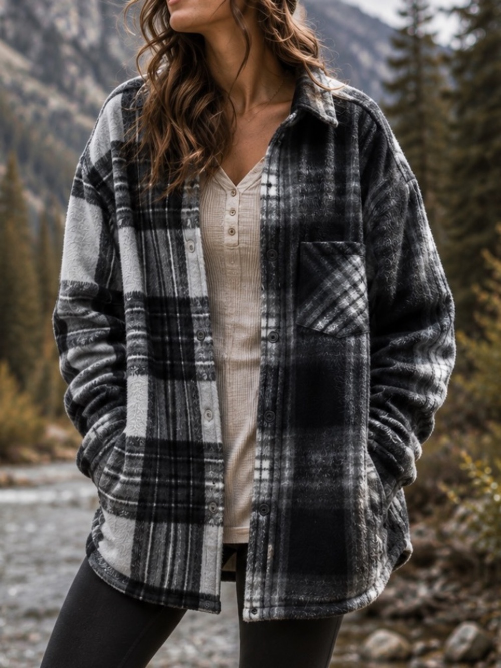 Cabin Fever Heavyweight Shacket Mens Size Small Plaid Gorpcore Farmgirl Cabincor